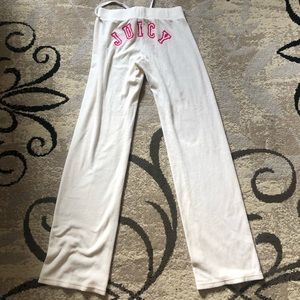 Juicy Couture White Sweatpants